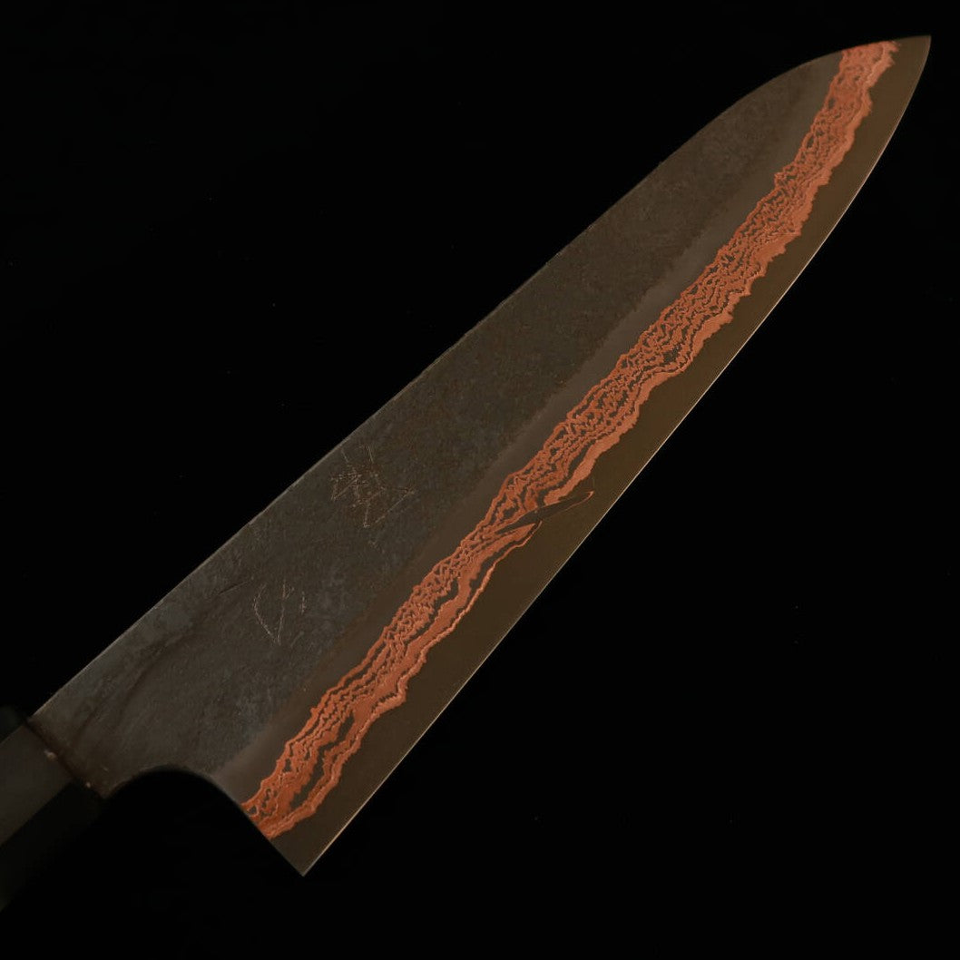 Hatsukokoro Yorokobi SLD Black-finished Gyuto Wenge Handle (240mm)