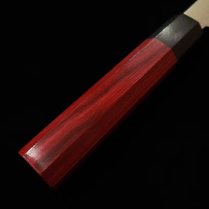 V.ROAD  濃州正恒作 Nosyu Masatsune 切付 VG10 全面ダマスカス 積層強化合板柄 赤×黒（180mm）