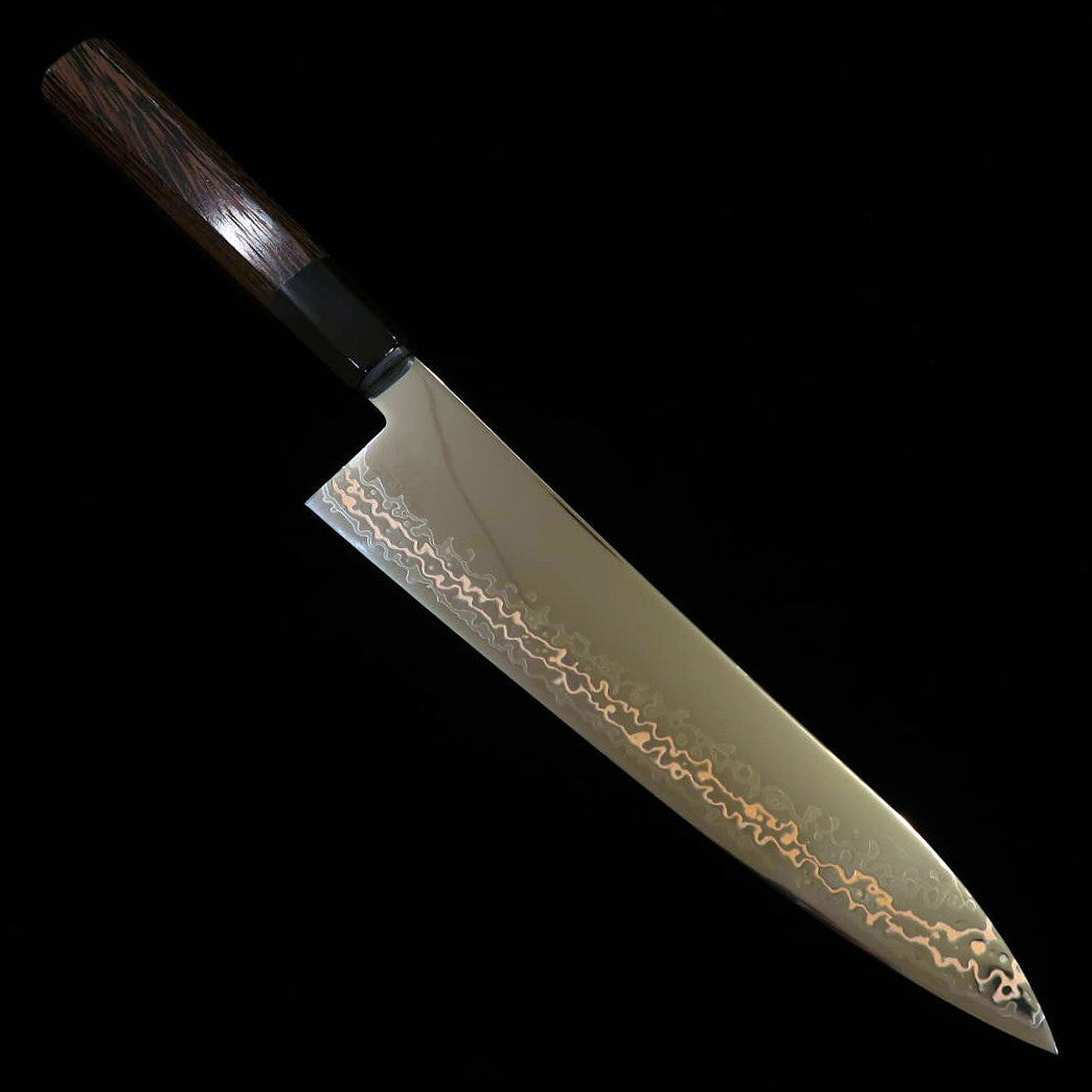 Miura MIURA Gyuto SLD Damas nickel, manche en wengé octogonal (210 mm)