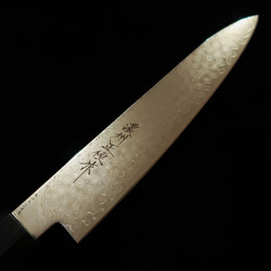V.ROAD  濃州正恒作 Nosyu Masatsune ペティ VG10 全面ダマスカス 積層強化合板柄 赤×黒（150mm）