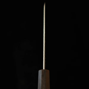 NIGARA Nito Hamono Tanrensho Petty SG2 pulido, acabado martillado, mango integral de ébano (150 mm)