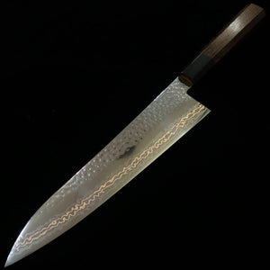 Miura MIURA Faca de Chef SLD Níquel Damasco Martelado Cabo Octogonal Wenge (210mm)