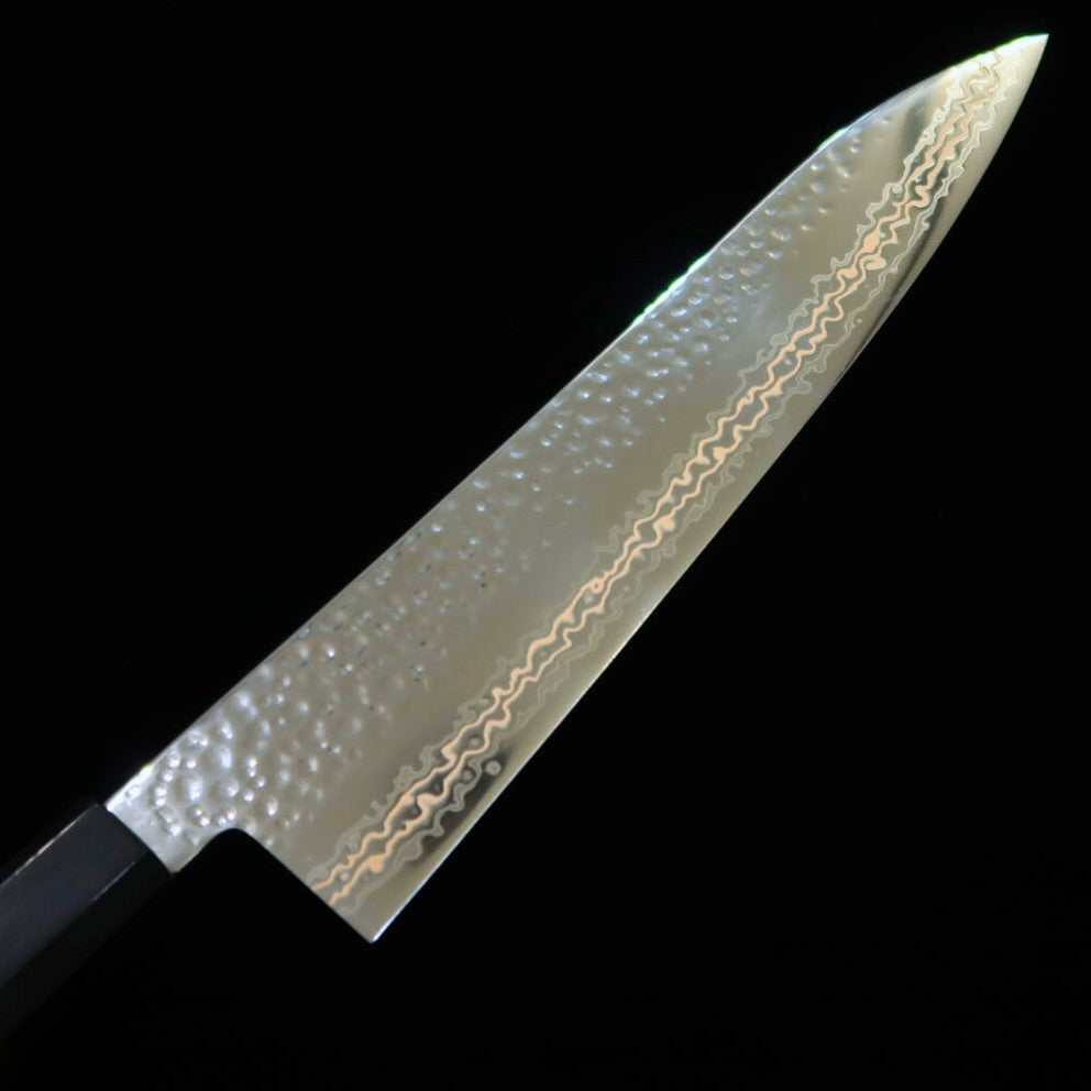 MIURA Gyuto SLD Nickel Damascus Hammered Wenge Handle (210mm)