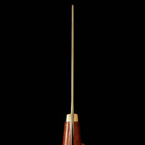 NIGARA Forge – Couteau Kirituke Nakiri SG2 Damas sombre, manche en bois de ronce de bouleau (180 mm)