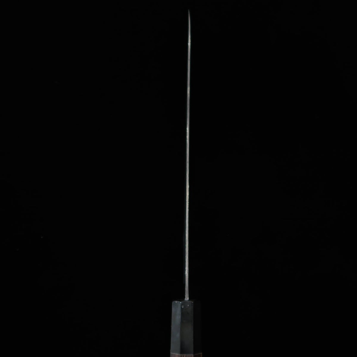 Miura MIURA Gyuto Ryuhyo SG2 Damasco escurecido, cabo octogonal de ébano e búfalo preto (240mm)
