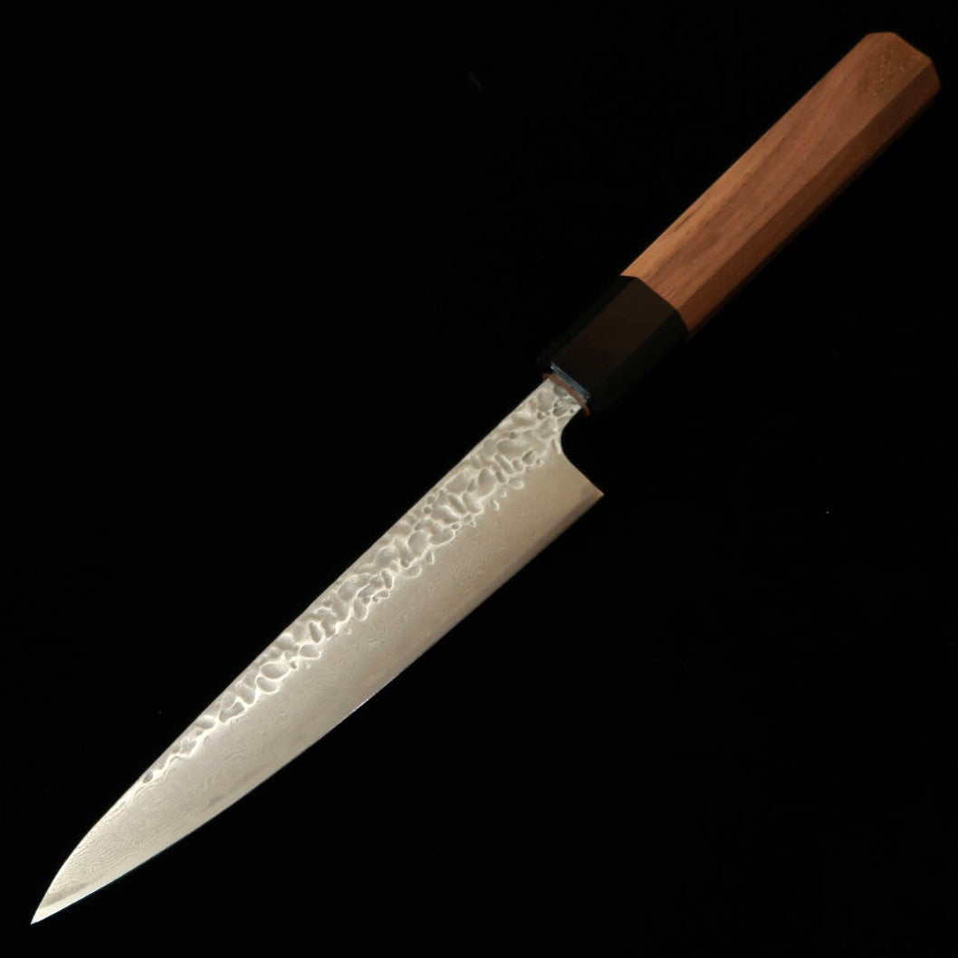 Miura MIURA Petty AUS10 martilleado, Damasco, mango octogonal de nogal (150 mm)
