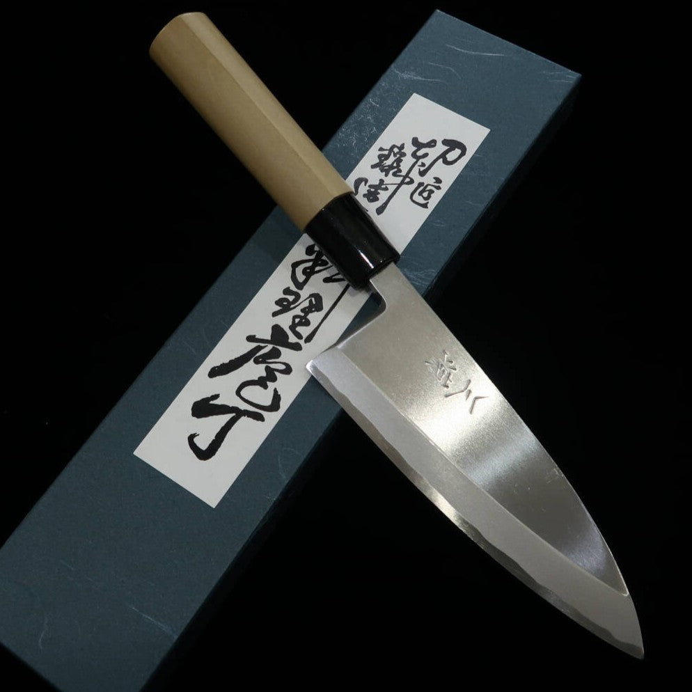 Deba MIURA Miura, acero Aogami nº2, mango de magnolia (150-180 mm)