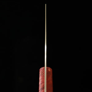 三浦MIURA 切付三徳 ステンレス レッドスタビライズウッドハンドル（160mm）