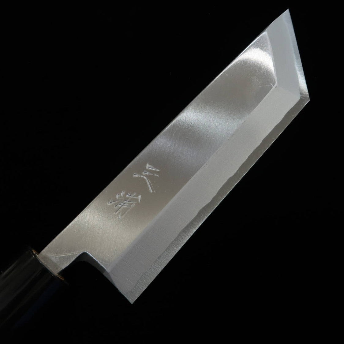 MIURA Edo-gata unagisaki (cuchillo para anguila tipo Edo) Shirogami #2 mango de búfalo y magnolia (165 mm)