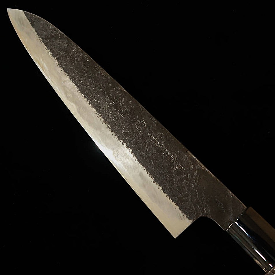 Miwa Hamono Sujihiki (boning knife) - Aogami No. 1 steel, roasted chestnut wood handle (210mm)