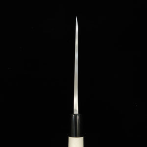 MIURA Edo-gata unagisaki (cuchillo para anguila tipo Edo) Shirogami #2 mango de búfalo y magnolia (165 mm)