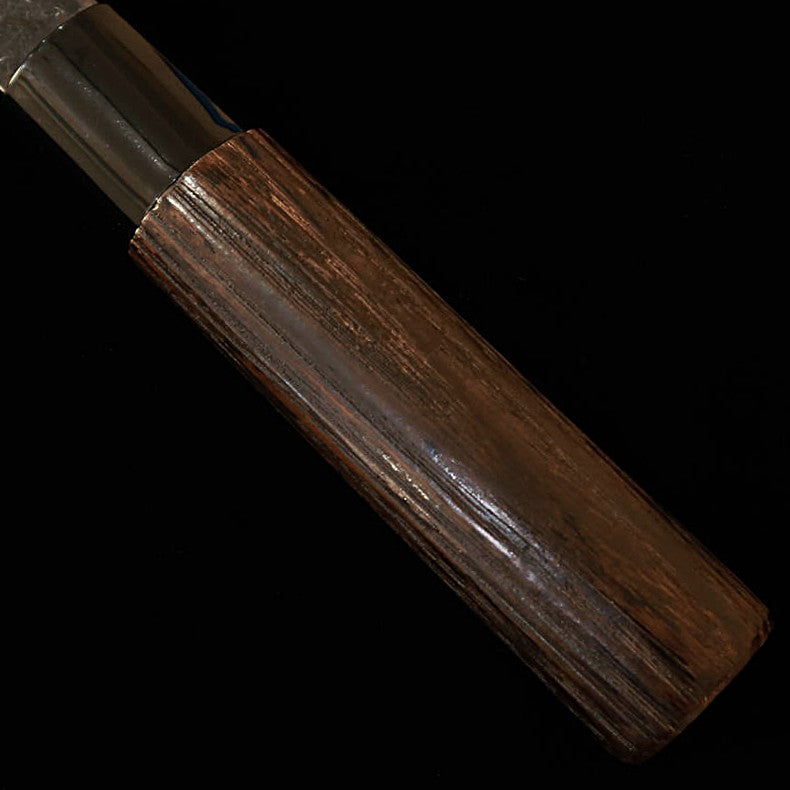 Miwa Hamono Gyuto Aogami No. 1, Burnt Chestnut Handle (210mm)