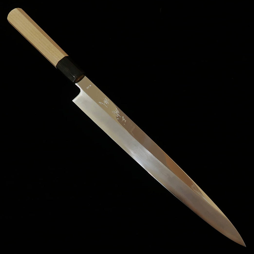 Miura Obidama Yanagiba, VG10 Mirror Finish, with an Octagonal Magnolia Handle (270/300mm)