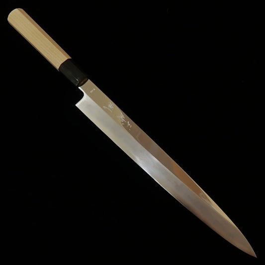 Miura Obidama Yanagiba, VG10 Mirror Finish, with an Octagonal Magnolia Handle (270/300mm)