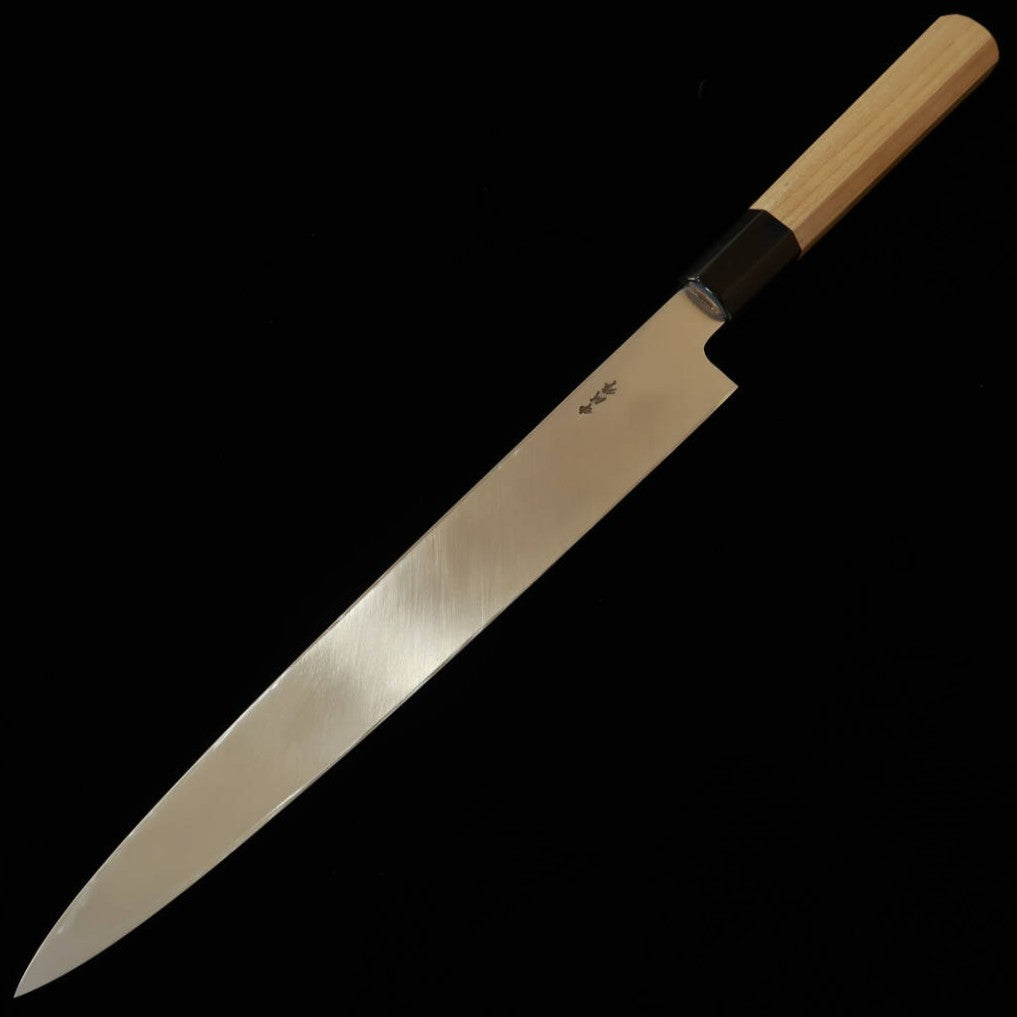 Miura Obidama Yanagiba, VG10 Mirror Finish, with an Octagonal Magnolia Handle (270/300mm)
