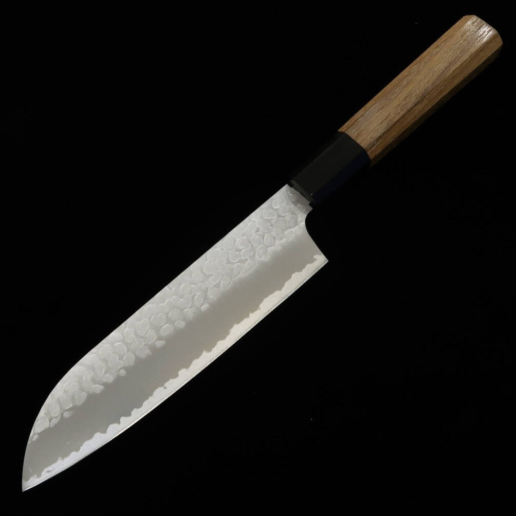 Miura Santoku VG-10 Hammered Teak Handle (165mm)