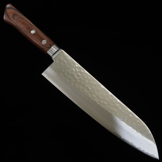 Gyuto MIURA Kiryuu VG10 Martillado Damasco Mango de caoba (185mm)