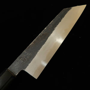 堺菊守SAKAIKIKUMORI 菊月 黒 切付三徳 白紙二号 朴八角柄（180mm）