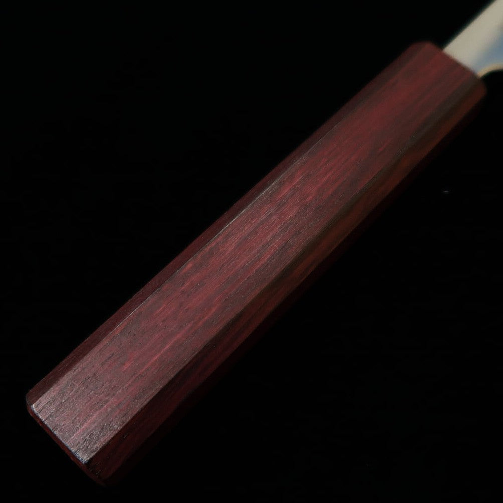 Miura Petty Knife, Ginsan, Polished, Purple Handle (80mm)