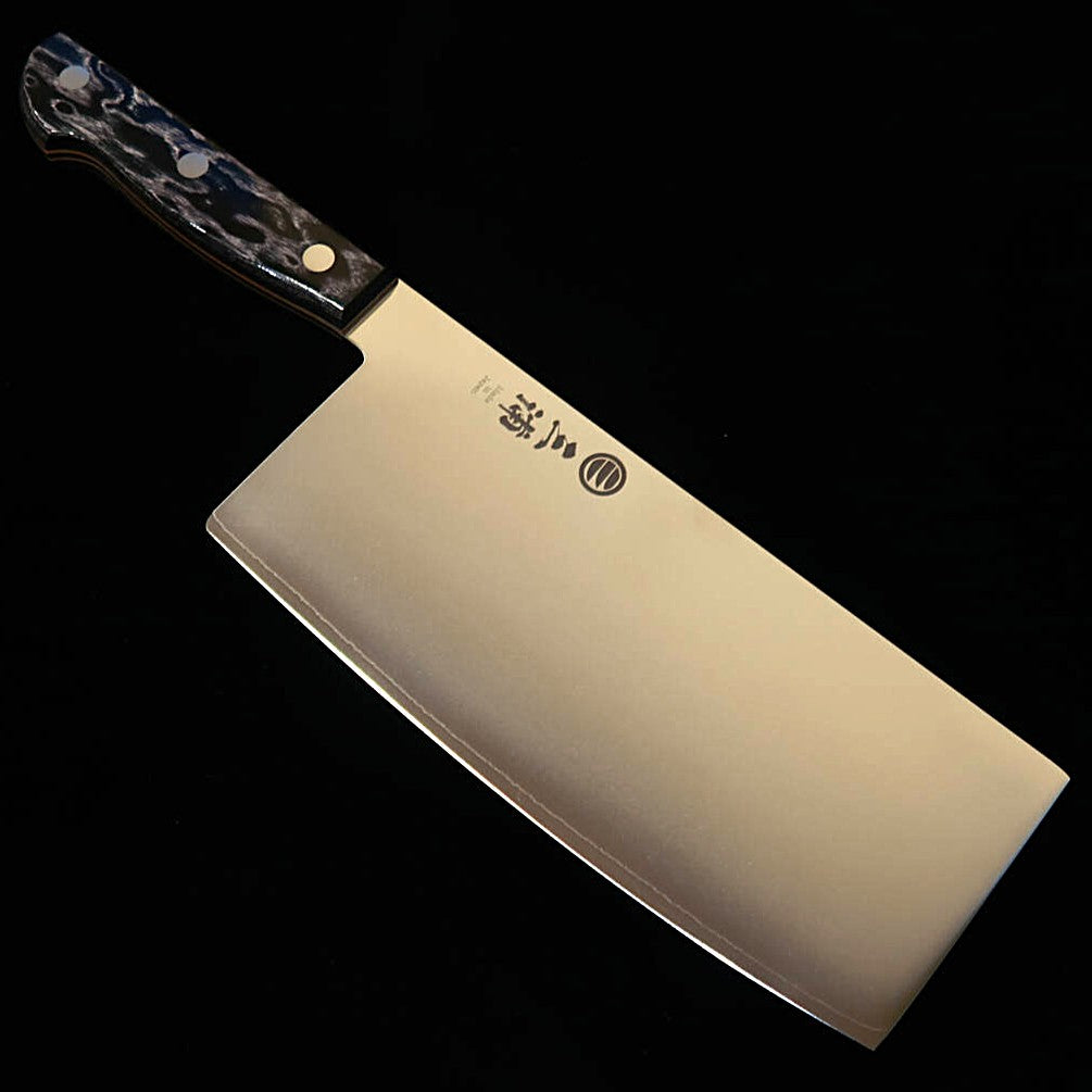 三浦MIURA 中華 SLD 黒合板柄 カラーライン（195mm）