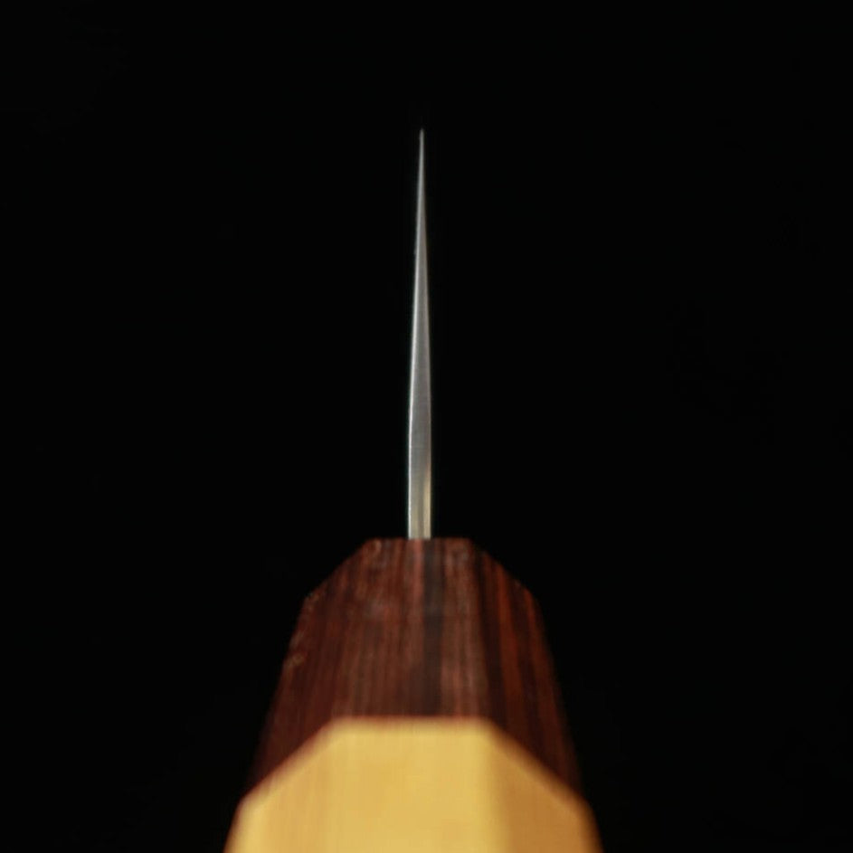 Miura Nakiri (Vegetable Knife), Swedish Steel, Damascus Steel with Keyaki Handle (165mm)