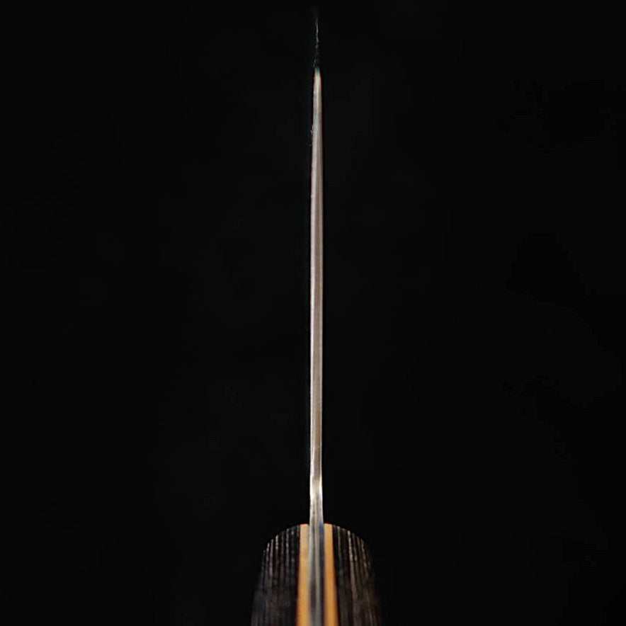 三浦MIURA 中華 SLD 黒合板柄 カラーライン（195mm）