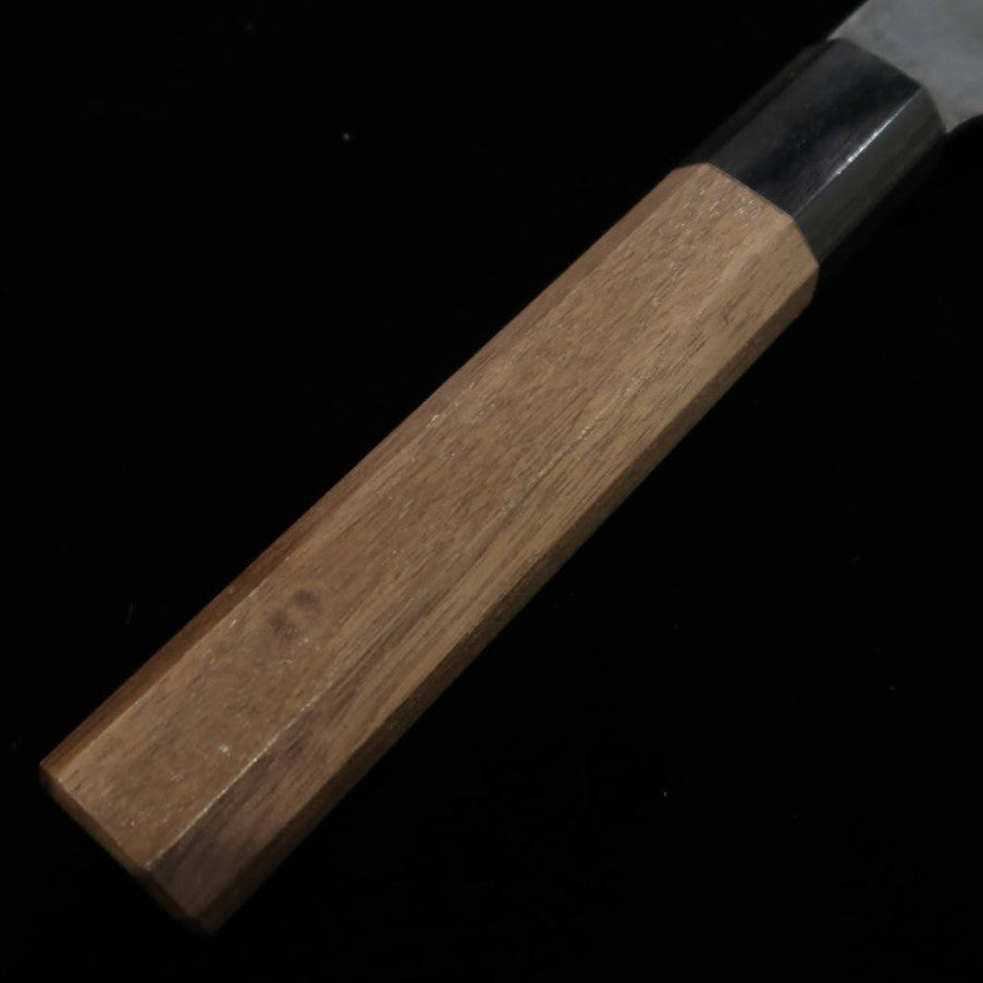 MIURA Gyuto Aogami Nº1, acabamento kuro-uchi, cabo octogonal de nogueira (210mm)