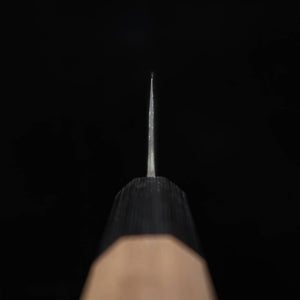 MIURA Gyuto Aogami Nº1, acabamento kuro-uchi, cabo octogonal de nogueira (210mm)
