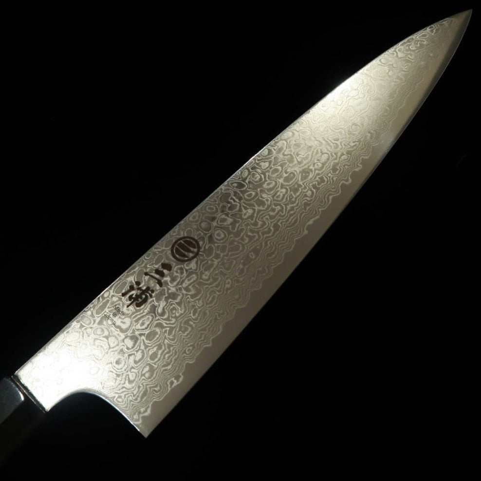 Miura Chef's Knife ZA18 Damascus with Ebony Octagonal Handle (210mm)