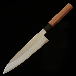 KAGEKIYO Gyuto japonais Shirogami n°2 Manche octogonal en noyer (210 mm)
