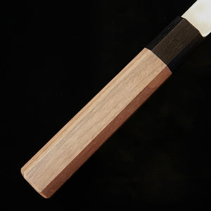 KAGEKIYO Gyuto japonais Shirogami n°2 Manche octogonal en noyer (210 mm)