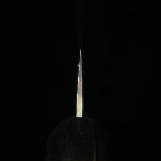 Miura Petty Knife ZA18 Damascus with Ebony Octagonal Handle (150mm)