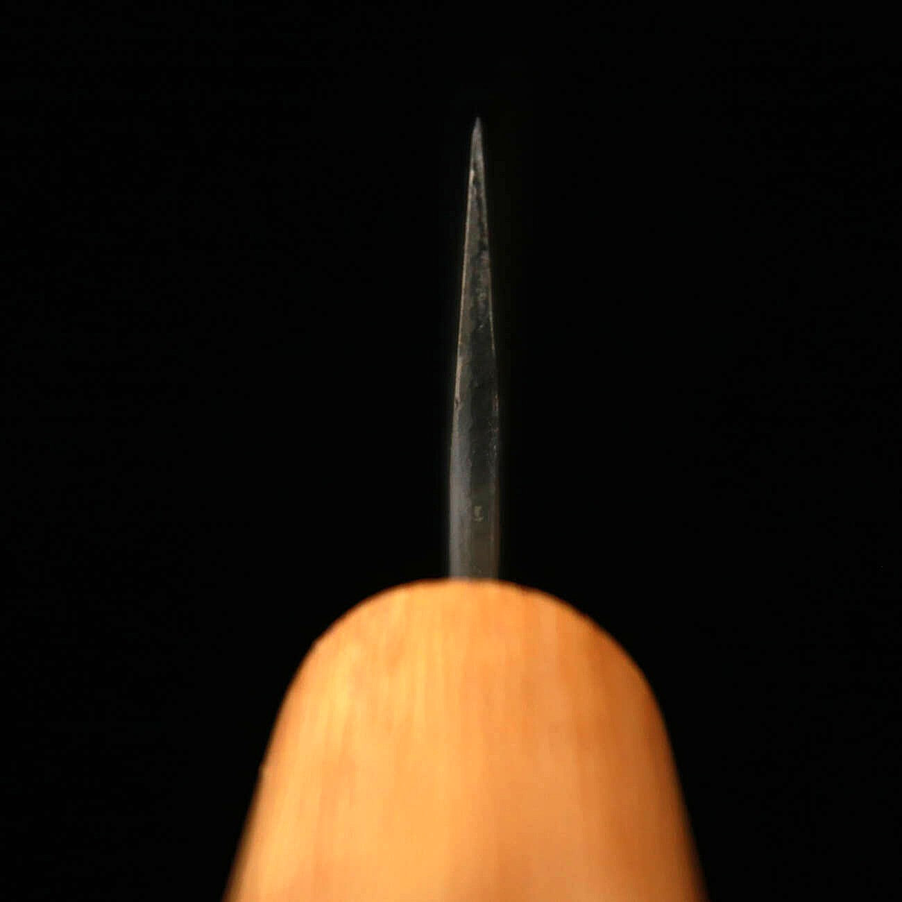 三浦MIURA ペティ 青紙スーパー 黒打 紫檀柄（150mm）