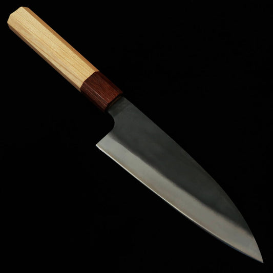 MIURA Funeyuki White Paper No. 2 Black Finish Keyaki Handle (155mm)