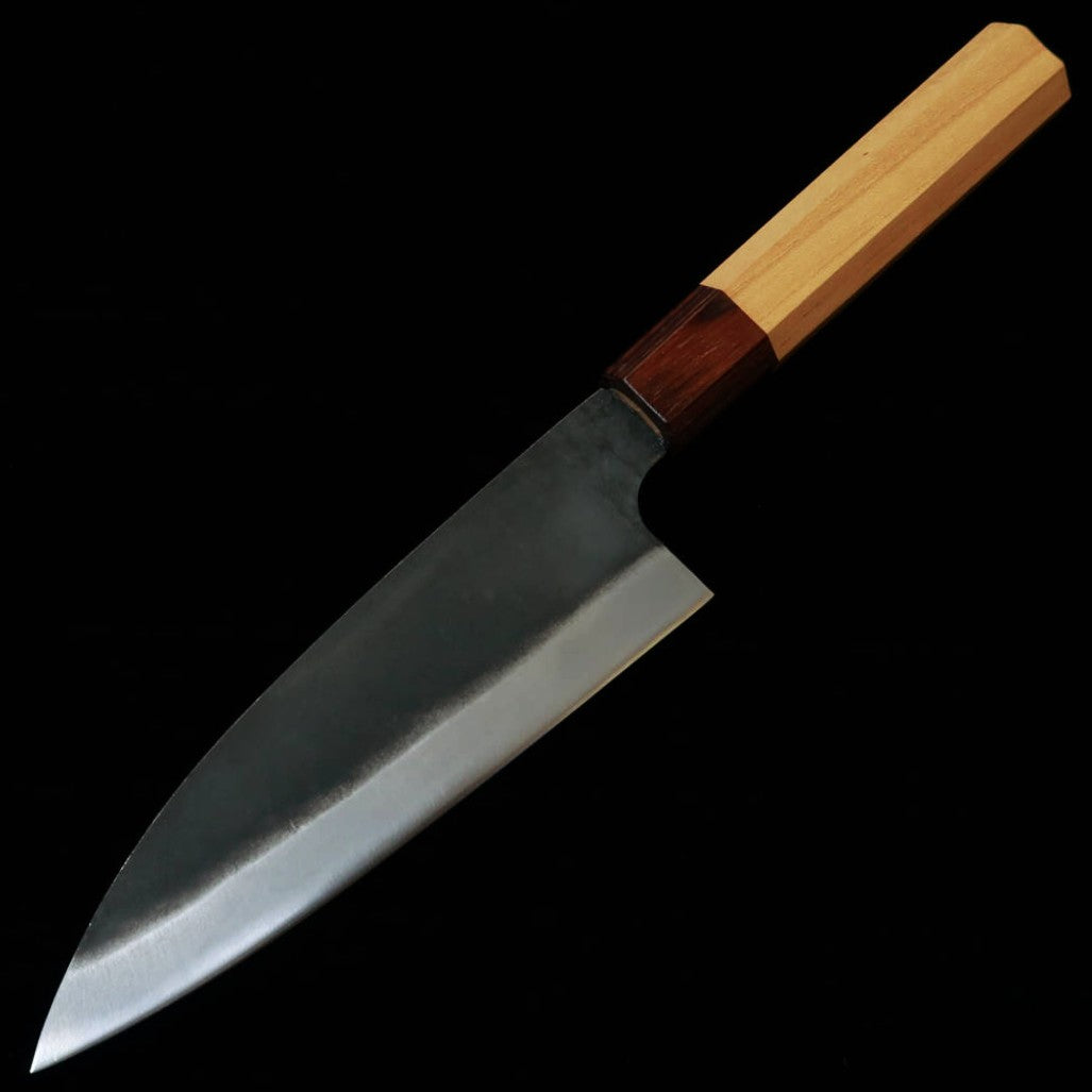 MIURA Funeyuki White Paper No. 2 Black Finish Keyaki Handle (155mm)