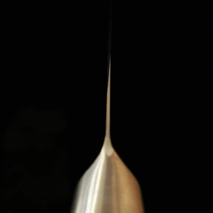 MISONO Desossador tipo redondo, aço carbono europeu, cabo laminado preto (145 mm)