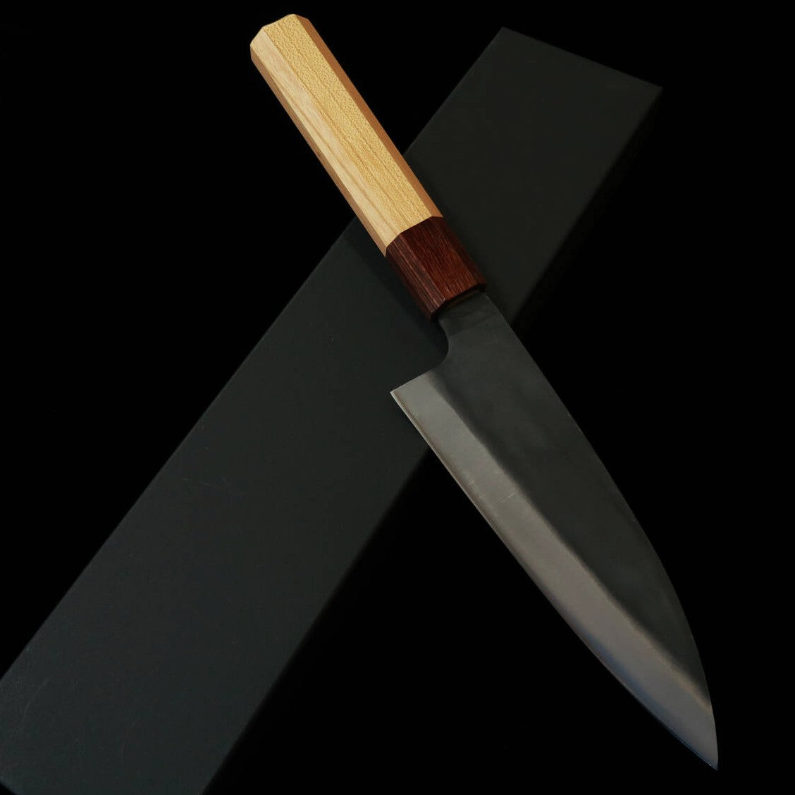 MIURA Funeyuki White Paper No. 2 Black Finish Keyaki Handle (155mm)