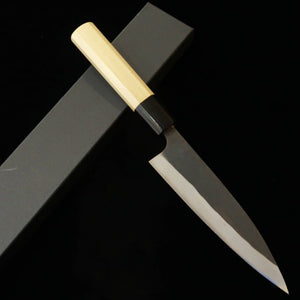 Miura MIURA Aji-kiri Aogami #1 Kurouchi Cabo octogonal em magnólia (145 mm)