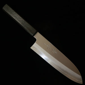 KAGEKIYO Kagekiyo – Santoku japonais Gin-3, manche laqué (180 mm)
