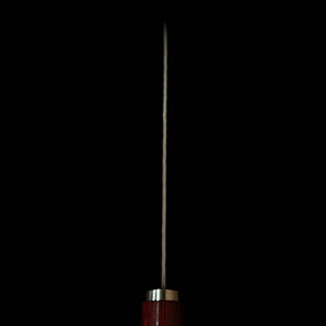 MIURA, Santoku, VG10, martelé, manche en composite rouge (165 mm)