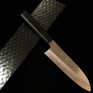 KAGEKIYO Kagekiyo – Santoku japonais Gin-3, manche laqué (180 mm)