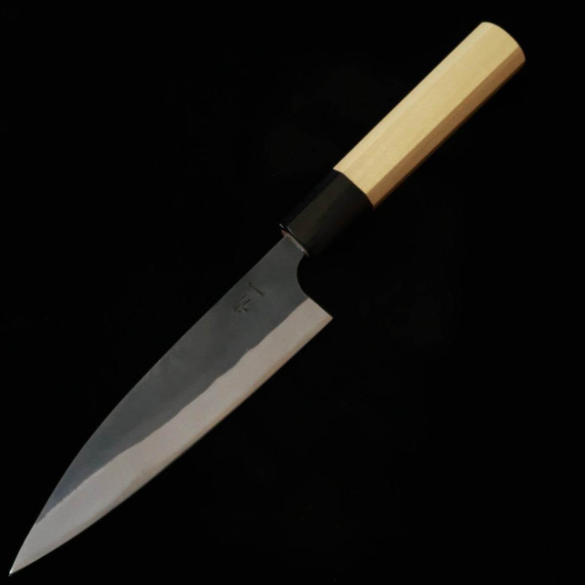 Miura MIURA Aji-kiri Aogami #1 Kurouchi Cabo octogonal em magnólia (145 mm)