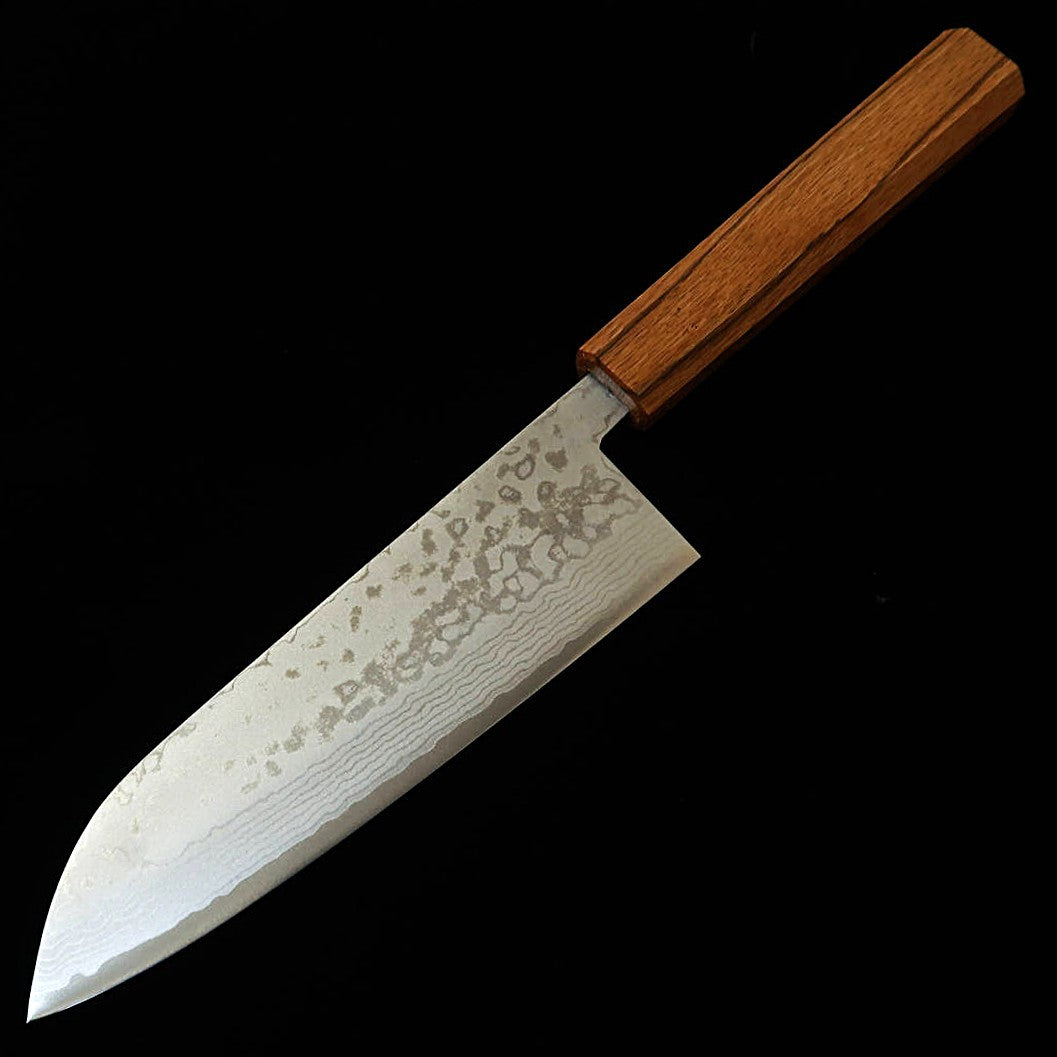 Miura Santoku Ayagawa VG10 Oak Octagonal Handle (165mm)