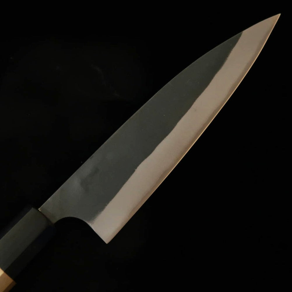 Miura MIURA Aji-kiri Aogami #1 Kurouchi Cabo octogonal em magnólia (145 mm)