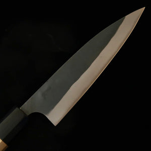 Miura MIURA Aji-kiri Aogami #1 Kurouchi Cabo octogonal em magnólia (145 mm)