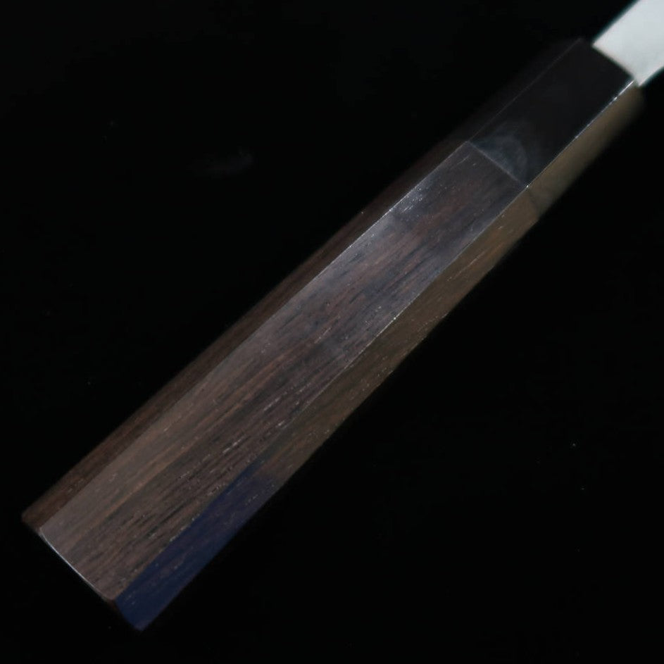Yoshikane Hamono Bunka SKD acero rápido acabado Nashiji, mango octogonal de ébano (165 mm)
