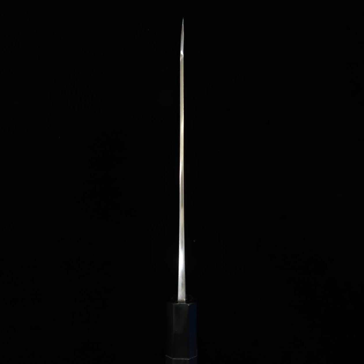 Yoshikane Hamono Bunka SKD acero rápido acabado Nashiji, mango octogonal de ébano (165 mm)