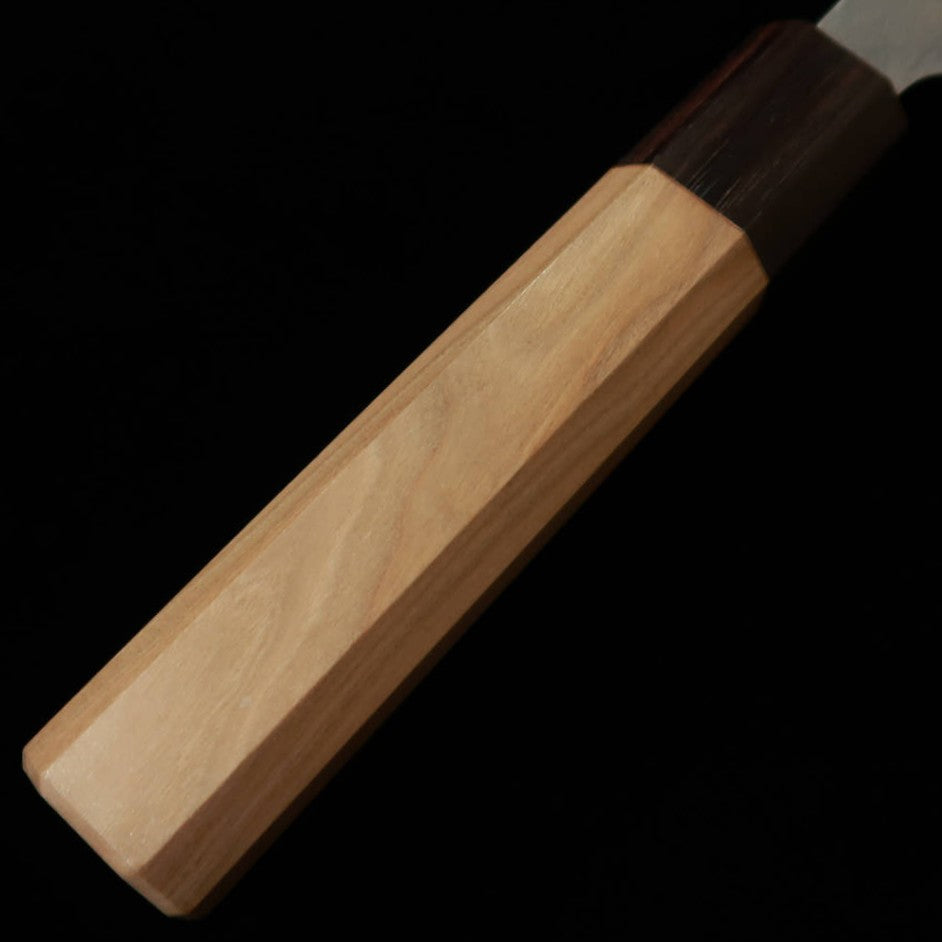 Nakiri MIURA 440C Nashiji Damasco mango de sakura octogonal (165mm)