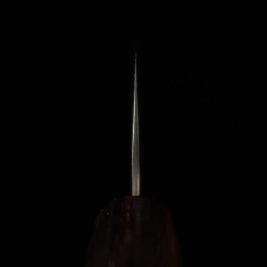 Nakiri MIURA 440C Nashiji Damasco mango de sakura octogonal (165mm)