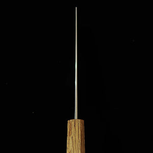 Nakiri HADO Aogami no.1 damasco acabado negro, mango octogonal de roble negro (165mm)
